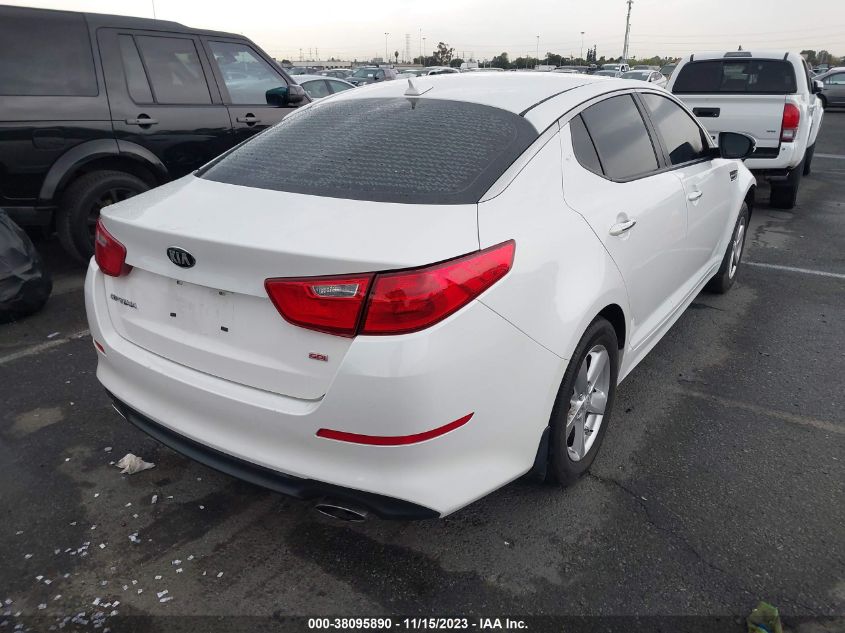 VIN KNAGM4A79F5663517 2015 KIA OPTIMA no.4