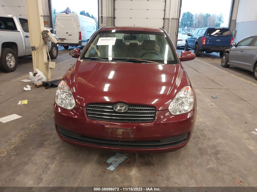 2006 Hyundai Accent Gls VIN: KMHCN46C06U052975 Lot: 38096072