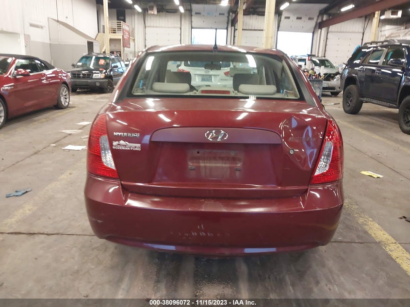 2006 Hyundai Accent Gls VIN: KMHCN46C06U052975 Lot: 38096072