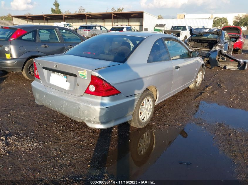 2004 Honda Civic Vp VIN: 1HGEM22164L040147 Lot: 38096114