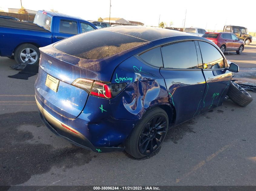 2023 Tesla Model Y Awd/Long Range Dual Motor All-Wheel Drive VIN: 7SAYGDEE3PF694031 Lot: 38096244