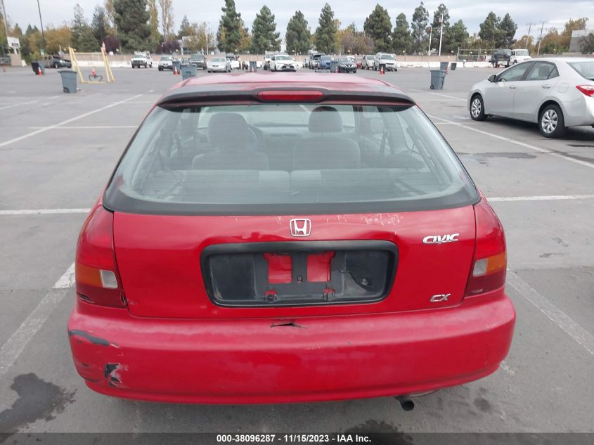 1998 Honda Civic Cx VIN: 2HGEJ6429WH114666 Lot: 38096287