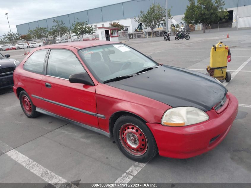 1998 Honda Civic Cx VIN: 2HGEJ6429WH114666 Lot: 38096287