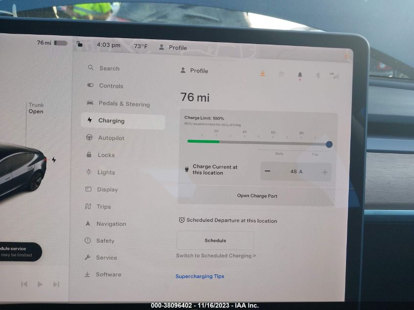 2021 Tesla Model 3 Long Range Dual Motor VIN: 5YJ3E1EB8MF923848 Lot: 38096402