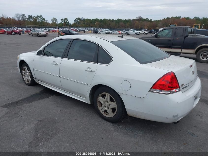 2013 Chevrolet Impala Lt VIN: 2G1WG5E38D1188551 Lot: 38096805