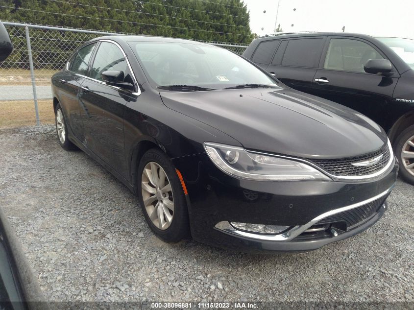 2015 Chrysler 200 C VIN: 1C3CCCCG9FN643574 Lot: 38096881