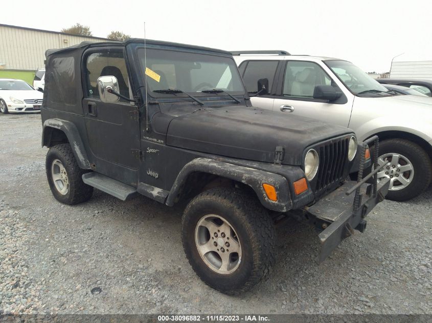 2002 Jeep Wrangler Sport VIN: 1J4FA49S92P714846 Lot: 38096882