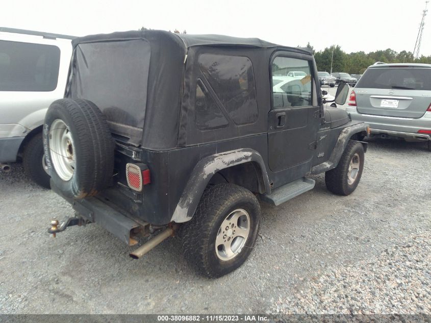 2002 Jeep Wrangler Sport VIN: 1J4FA49S92P714846 Lot: 38096882