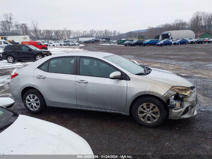 2016 Toyota Corolla L VIN: 2T1BURHE7GC592451 Lot: 38097006