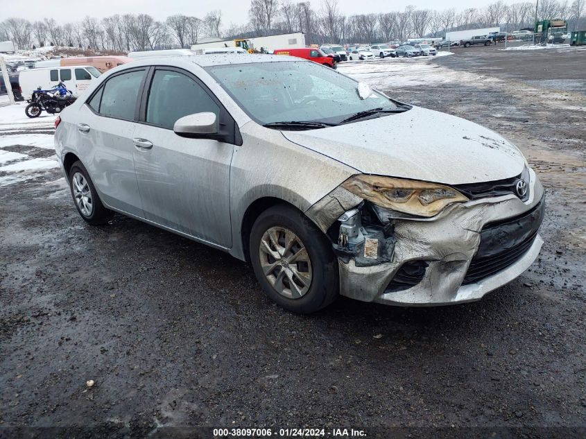 2016 Toyota Corolla L VIN: 2T1BURHE7GC592451 Lot: 38097006