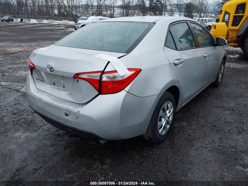 2016 Toyota Corolla L VIN: 2T1BURHE7GC592451 Lot: 38097006