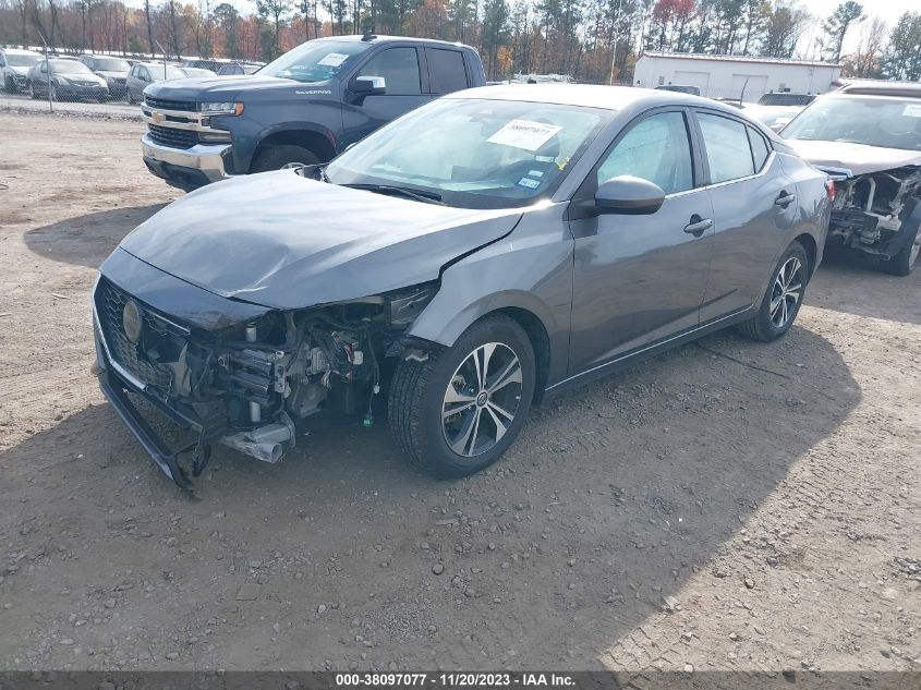 2022 Nissan Sentra Sv Xtronic Cvt VIN: 3N1AB8CV6NY275814 Lot: 38097077