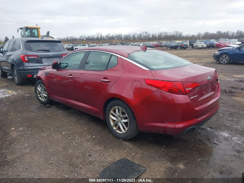 2013 Kia Optima Lx VIN: 5XXGM4A78DG249303 Lot: 38097111