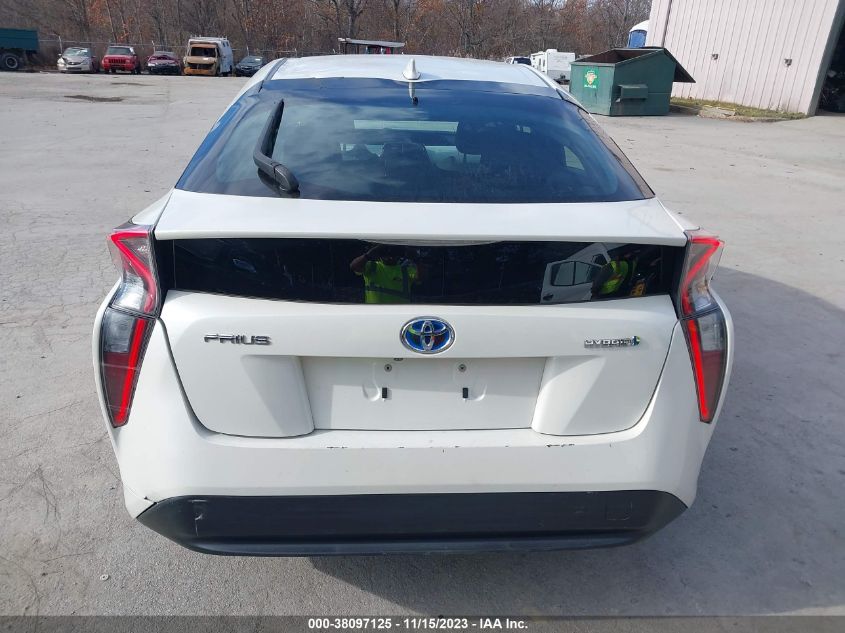 2016 Toyota Prius Two VIN: JTDKBRFU5G3023512 Lot: 38097125