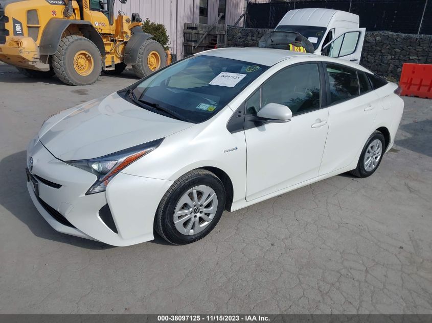 2016 Toyota Prius Two VIN: JTDKBRFU5G3023512 Lot: 38097125