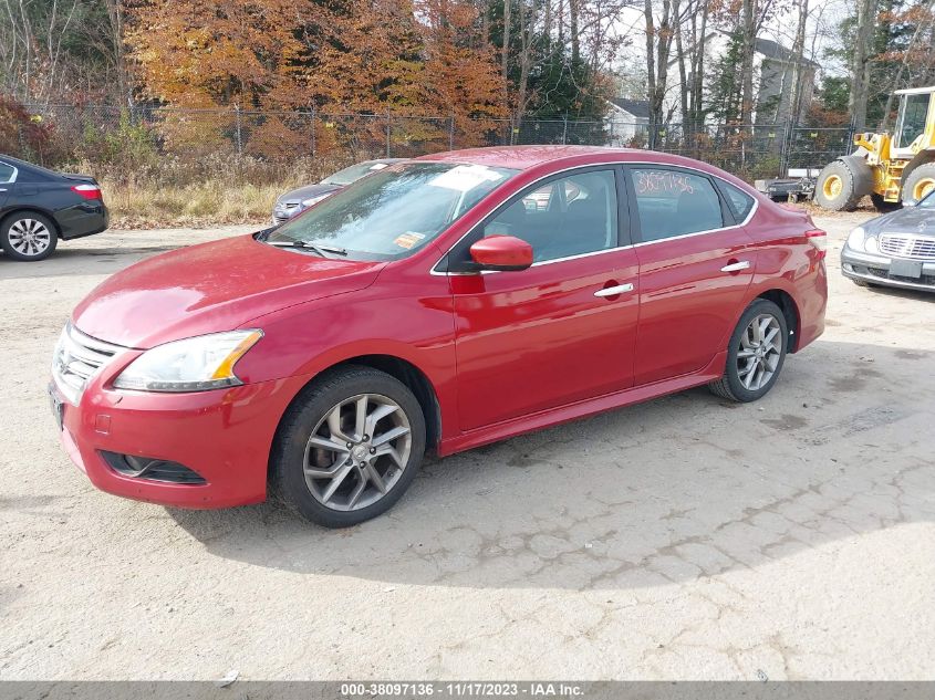 2013 Nissan Sentra Sr VIN: 3N1AB7AP5DL609549 Lot: 38097136