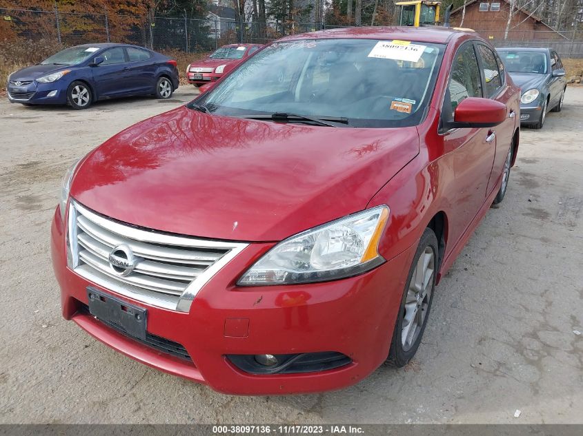 2013 Nissan Sentra Sr VIN: 3N1AB7AP5DL609549 Lot: 38097136