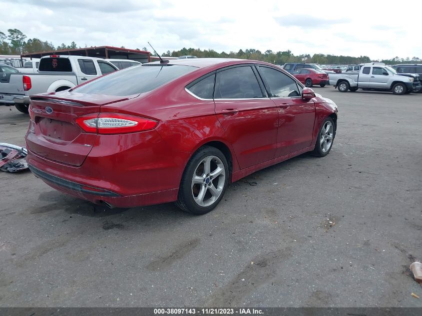 2016 Ford Fusion Se VIN: 3FA6P0H77GR342505 Lot: 38097143