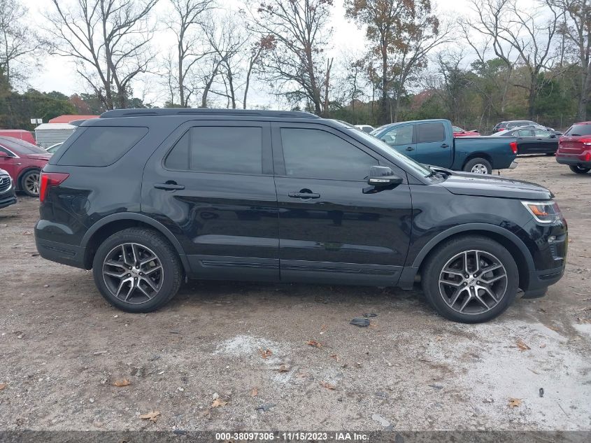 2019 Ford Explorer Sport VIN: 1FM5K8GT7KGA75086 Lot: 38097306