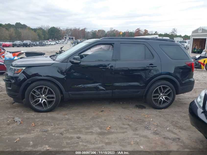 2019 Ford Explorer Sport VIN: 1FM5K8GT7KGA75086 Lot: 38097306