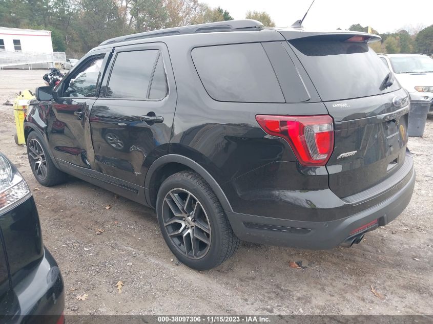 2019 Ford Explorer Sport VIN: 1FM5K8GT7KGA75086 Lot: 38097306