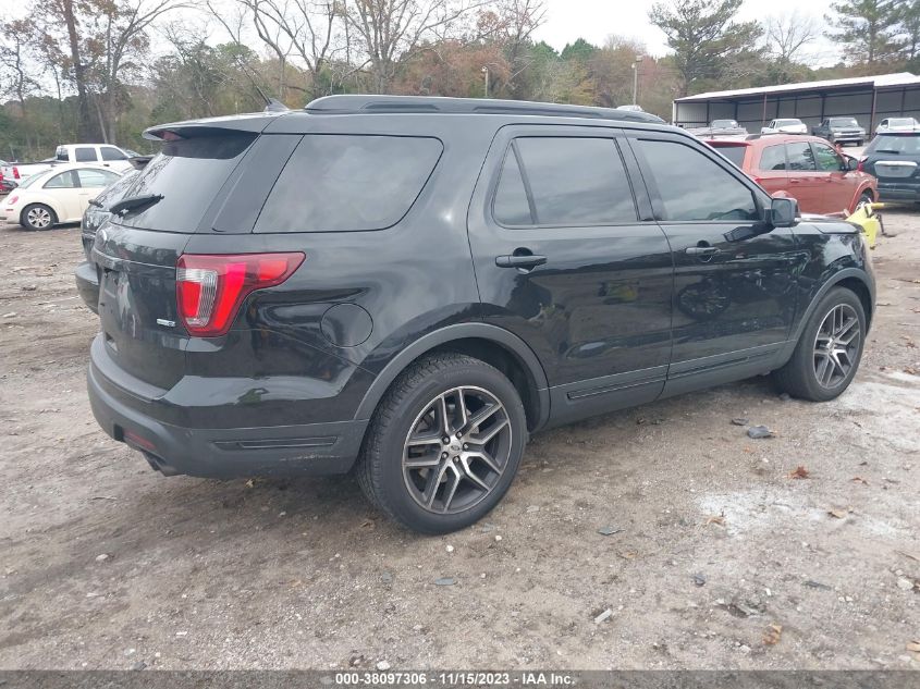 2019 Ford Explorer Sport VIN: 1FM5K8GT7KGA75086 Lot: 38097306