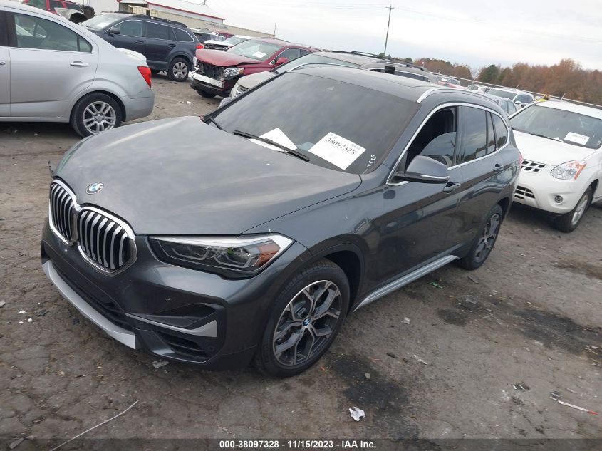 2021 BMW X1 Sdrive28I VIN: WBXJG7C09M5T45916 Lot: 38097328