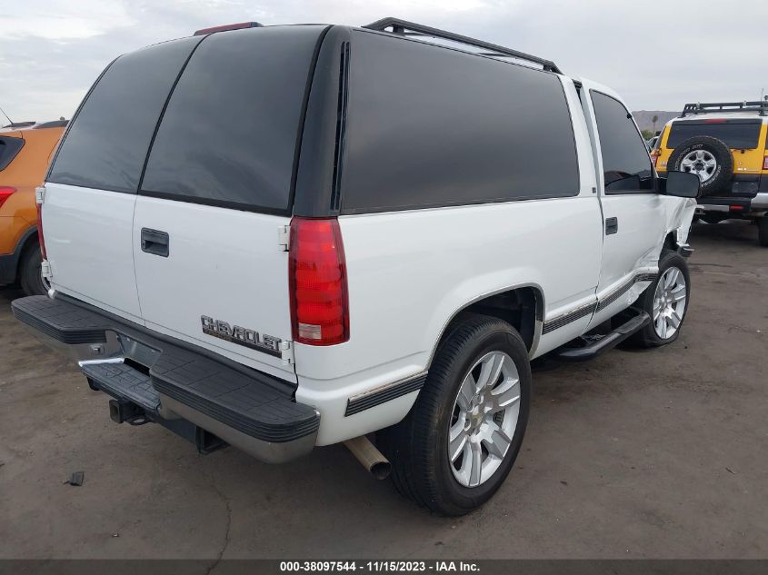 1997 Chevrolet Tahoe Lt VIN: 3GNEK18R3VG112956 Lot: 38097544