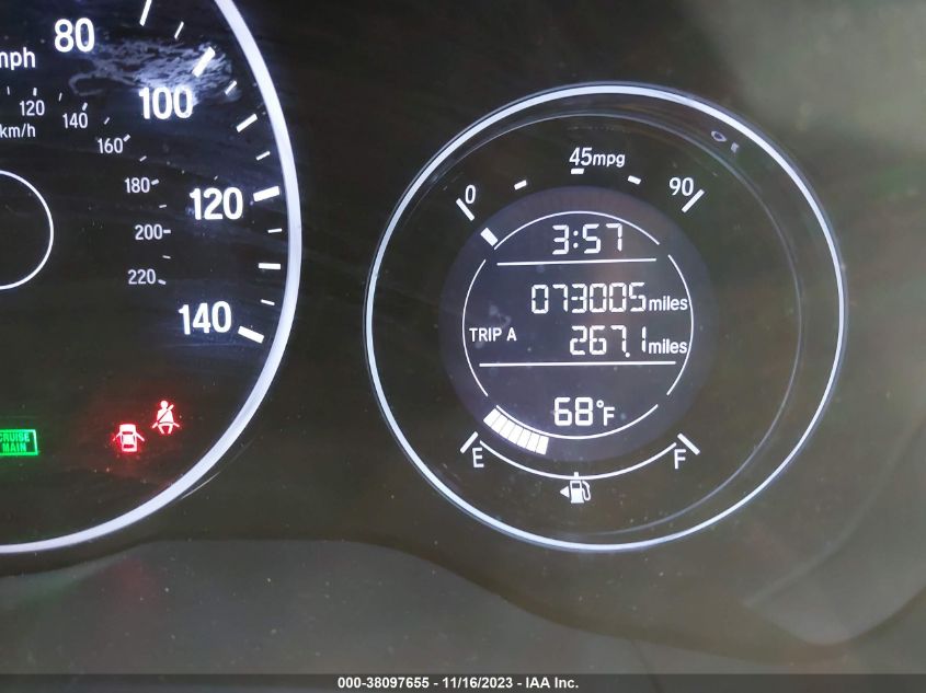 2019 Honda Hr-V Lx VIN: 3CZRU5H33KM707112 Lot: 38097655