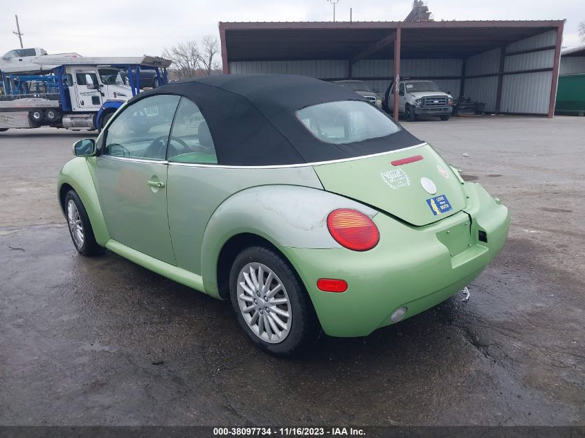 2005 Volkswagen New Beetle Gl VIN: 3VWBM31Y35M360982 Lot: 38097734