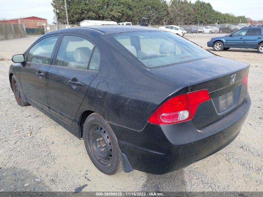 2007 Honda Civic Lx VIN: 1HGFA16547L066285 Lot: 38098025