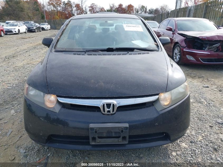 2007 Honda Civic Lx VIN: 1HGFA16547L066285 Lot: 38098025