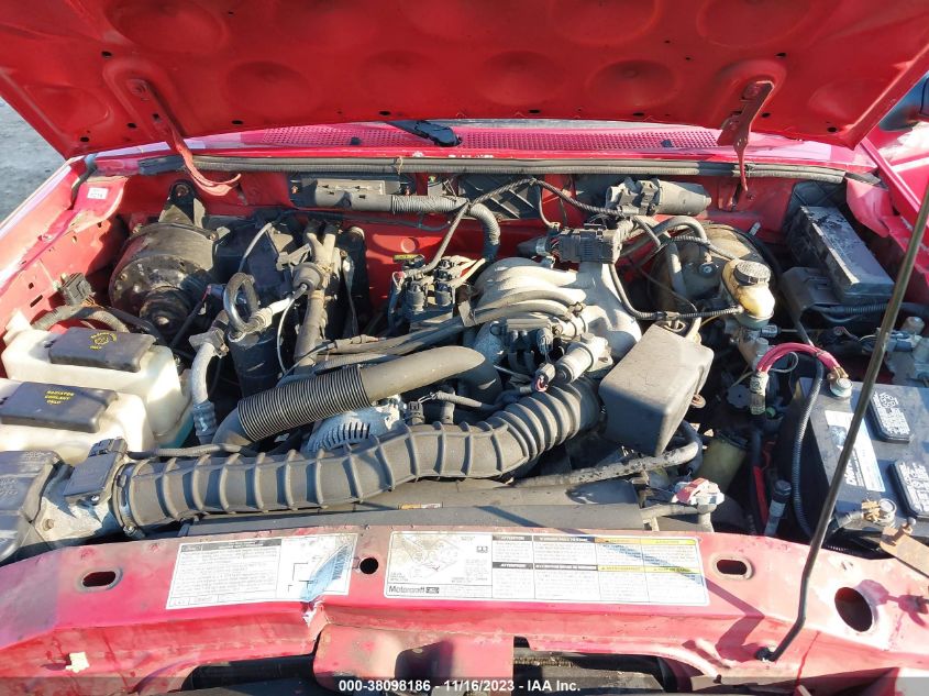 2000 Ford Ranger Xl/Xlt VIN: 1FTYR10V4YTB38550 Lot: 38098186