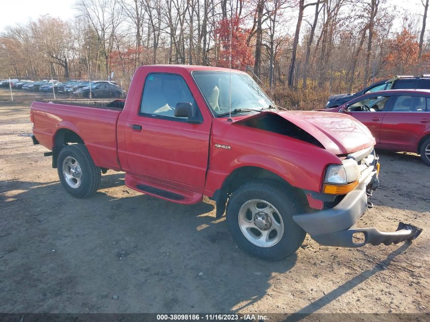 2000 Ford Ranger Xl/Xlt VIN: 1FTYR10V4YTB38550 Lot: 38098186