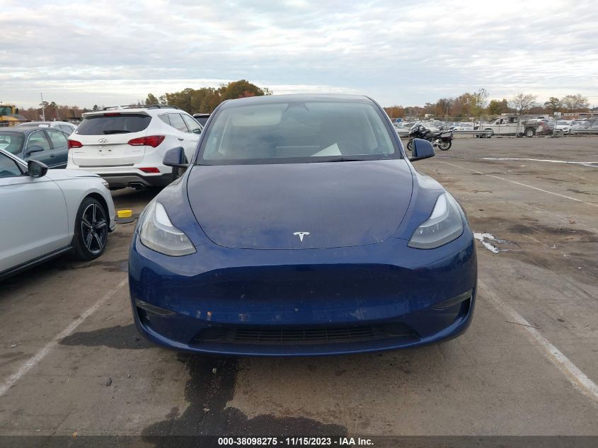 2023 Tesla Model Y Awd VIN: 7SAYGAEE0PF709969 Lot: 38098275