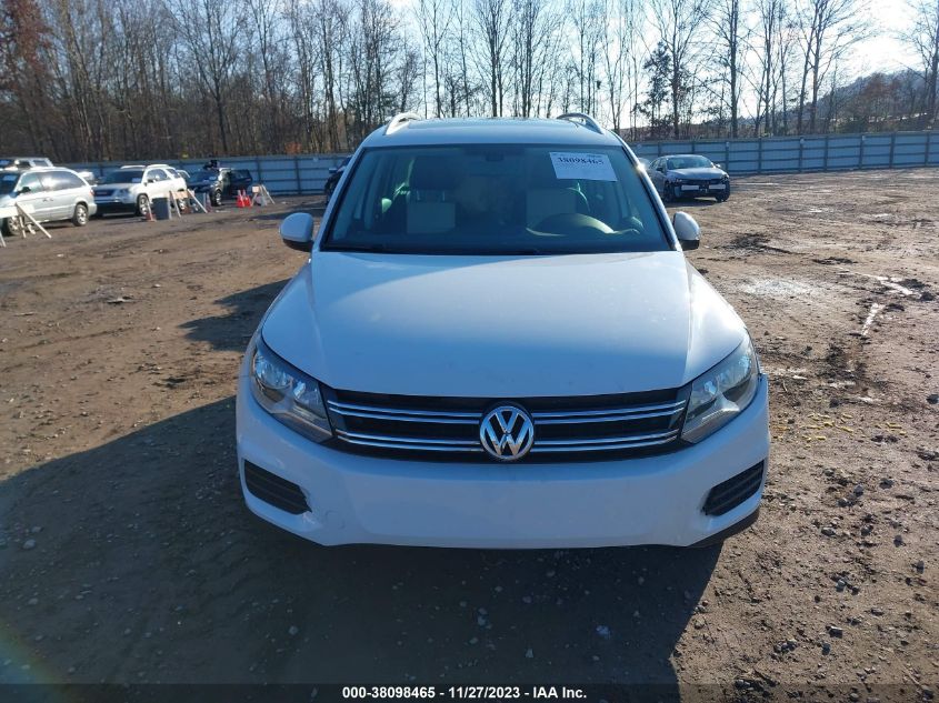 2017 Volkswagen Tiguan 2.0T Wolfsburg Edition VIN: WVGSV7AX6HK005682 Lot: 38098465