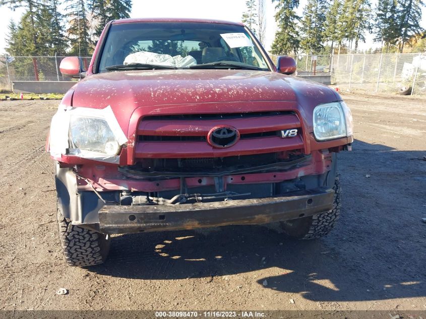 2006 Toyota Tundra Limited V8 VIN: 5TBET38136S498222 Lot: 38098470