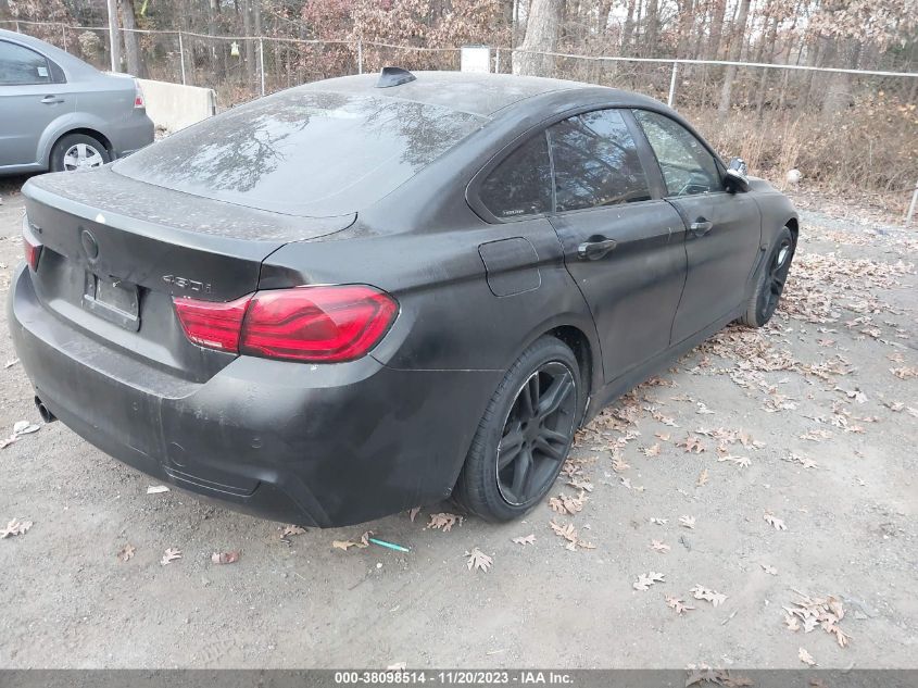 2019 BMW 430I Gran Coupe xDrive VIN: WBA4J3C59KBL06903 Lot: 38098514