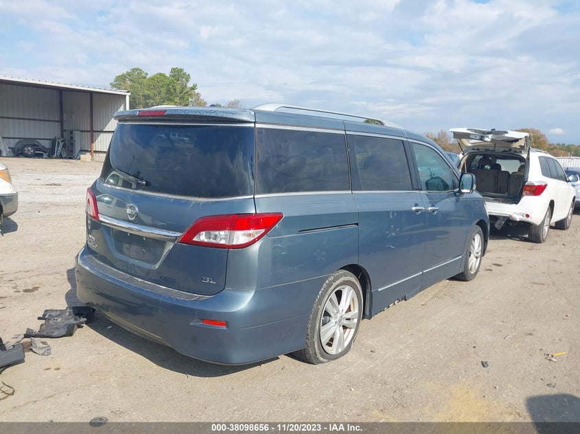 2011 Nissan Quest Sl VIN: JN8AE2KP4B9007659 Lot: 38098656