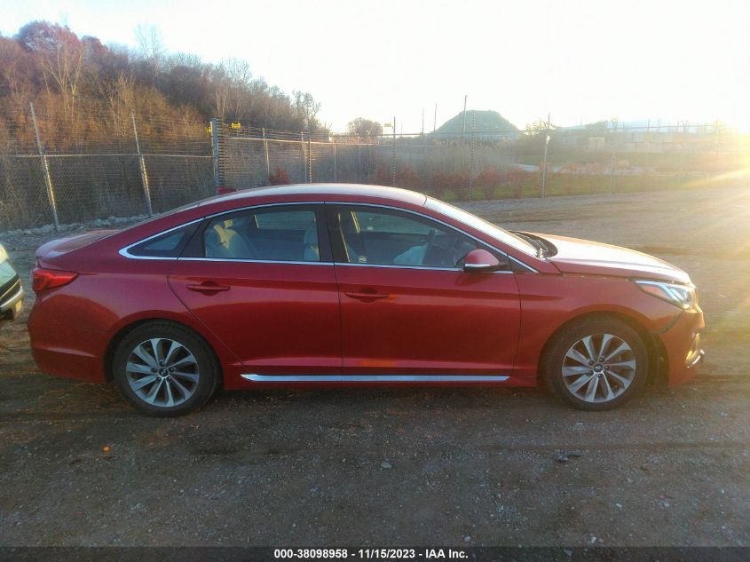 2017 Hyundai Sonata Sport VIN: 5NPE34AF1HH497792 Lot: 38098958