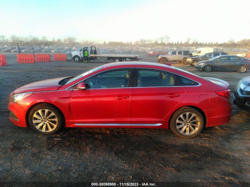 2017 Hyundai Sonata Sport VIN: 5NPE34AF1HH497792 Lot: 38098958