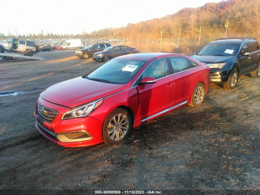 2017 Hyundai Sonata Sport VIN: 5NPE34AF1HH497792 Lot: 38098958