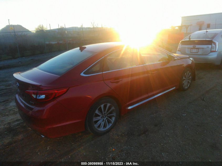 2017 Hyundai Sonata Sport VIN: 5NPE34AF1HH497792 Lot: 38098958