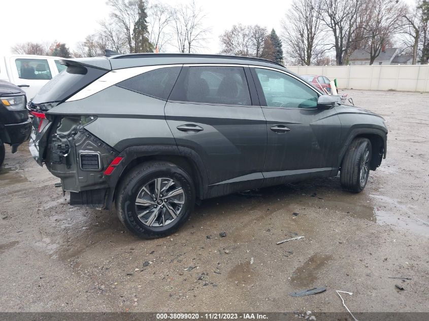 2022 Hyundai Tucson Hybrid Blue VIN: KM8JBCA1XNU013499 Lot: 38099020