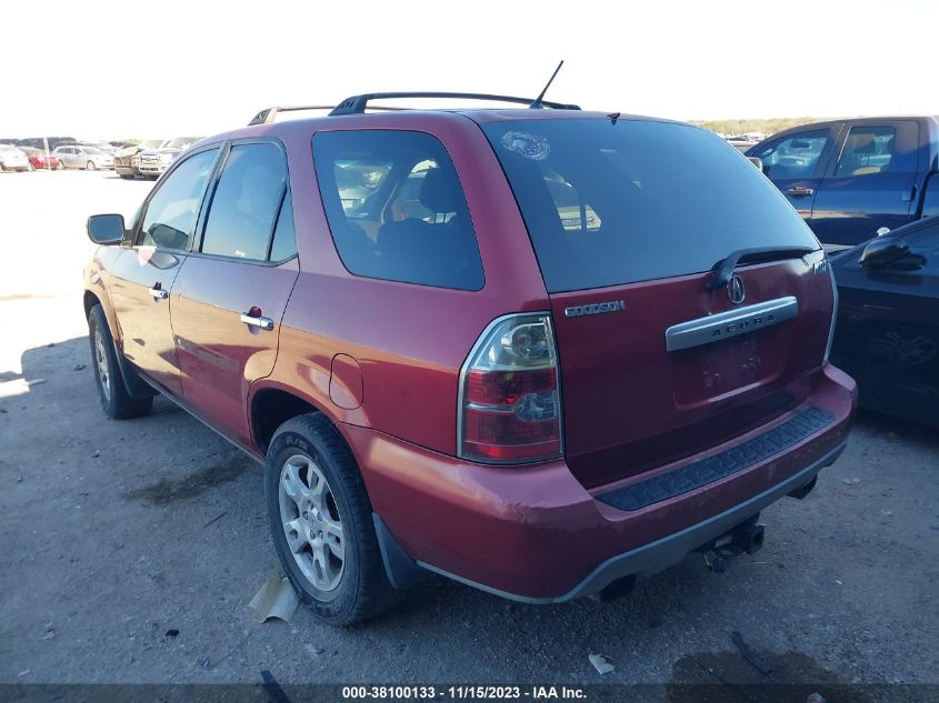 2004 Acura Mdx Touring Pkg VIN: 2HNYD186X4H540148 Lot: 38100133