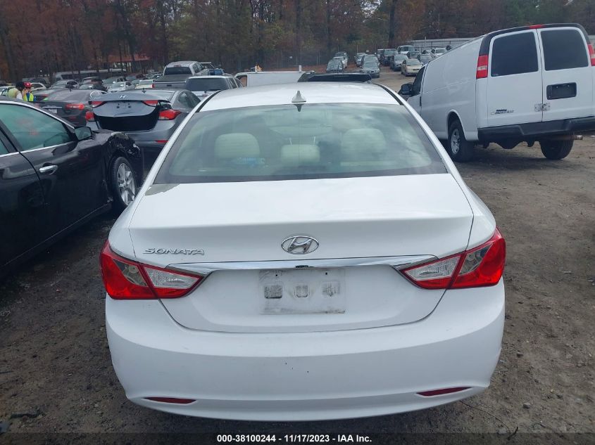 2013 Hyundai Sonata Gls VIN: 5NPEB4AC0DH617908 Lot: 38100244