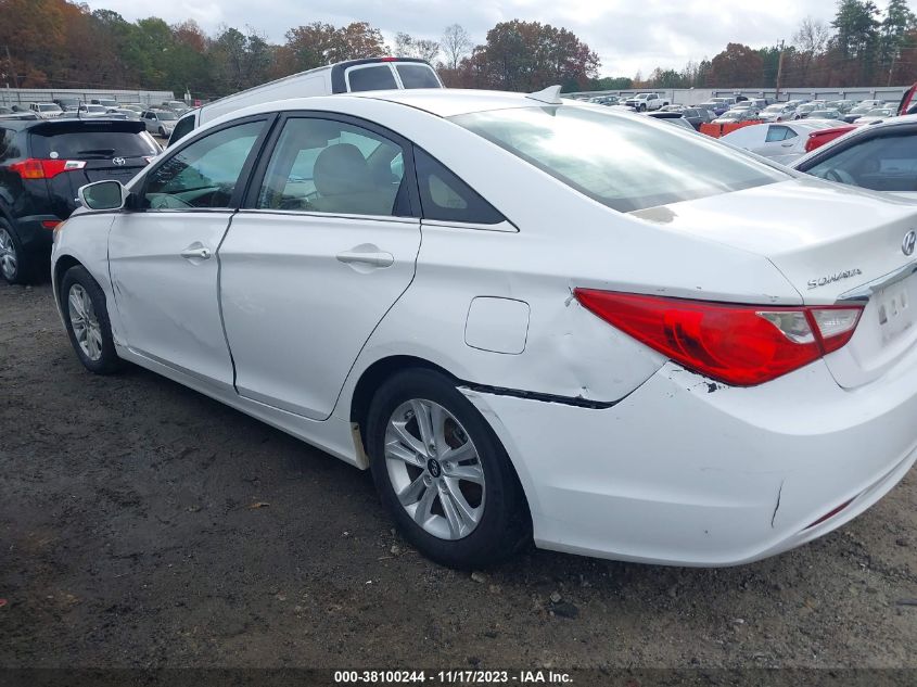 2013 Hyundai Sonata Gls VIN: 5NPEB4AC0DH617908 Lot: 38100244