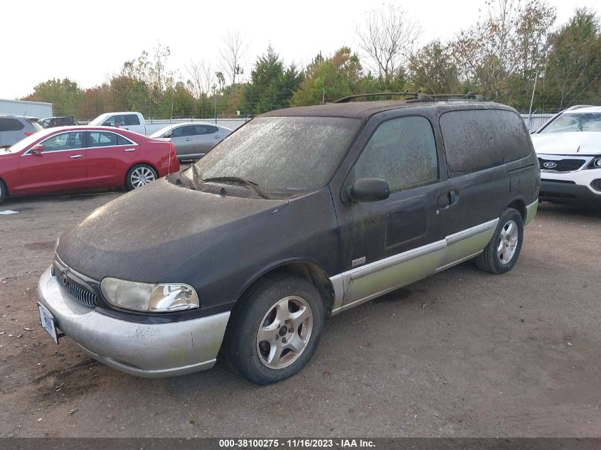 2000 Mercury Villager Sport VIN: 4M2XV12T9YDJ19595 Lot: 38100275