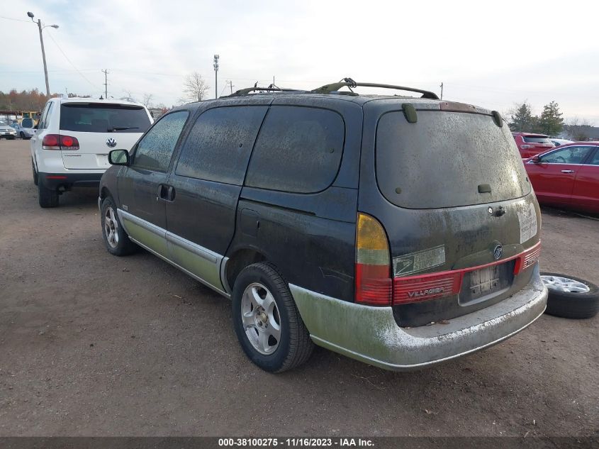 2000 Mercury Villager Sport VIN: 4M2XV12T9YDJ19595 Lot: 38100275