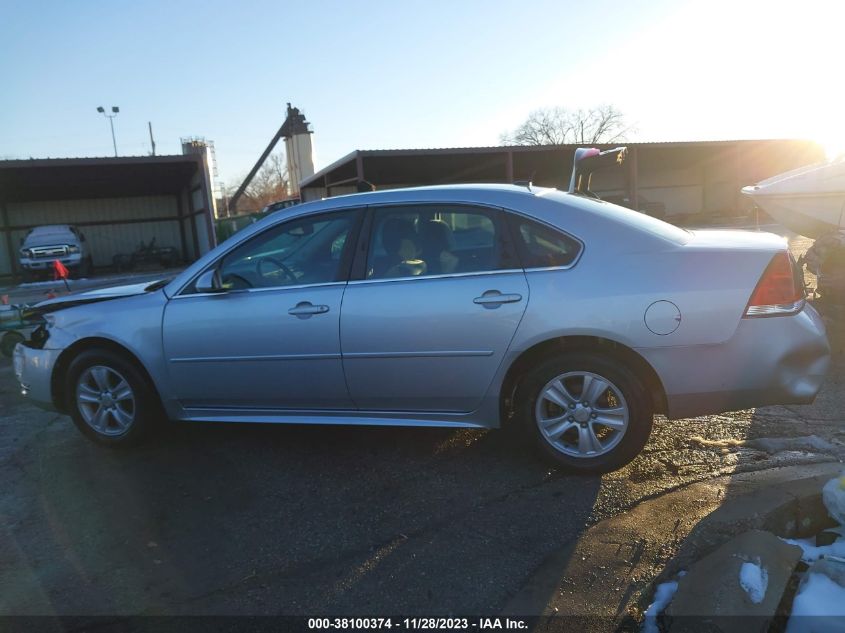 2013 Chevrolet Impala Ls VIN: 2G1WA5E3XD1120270 Lot: 38100374